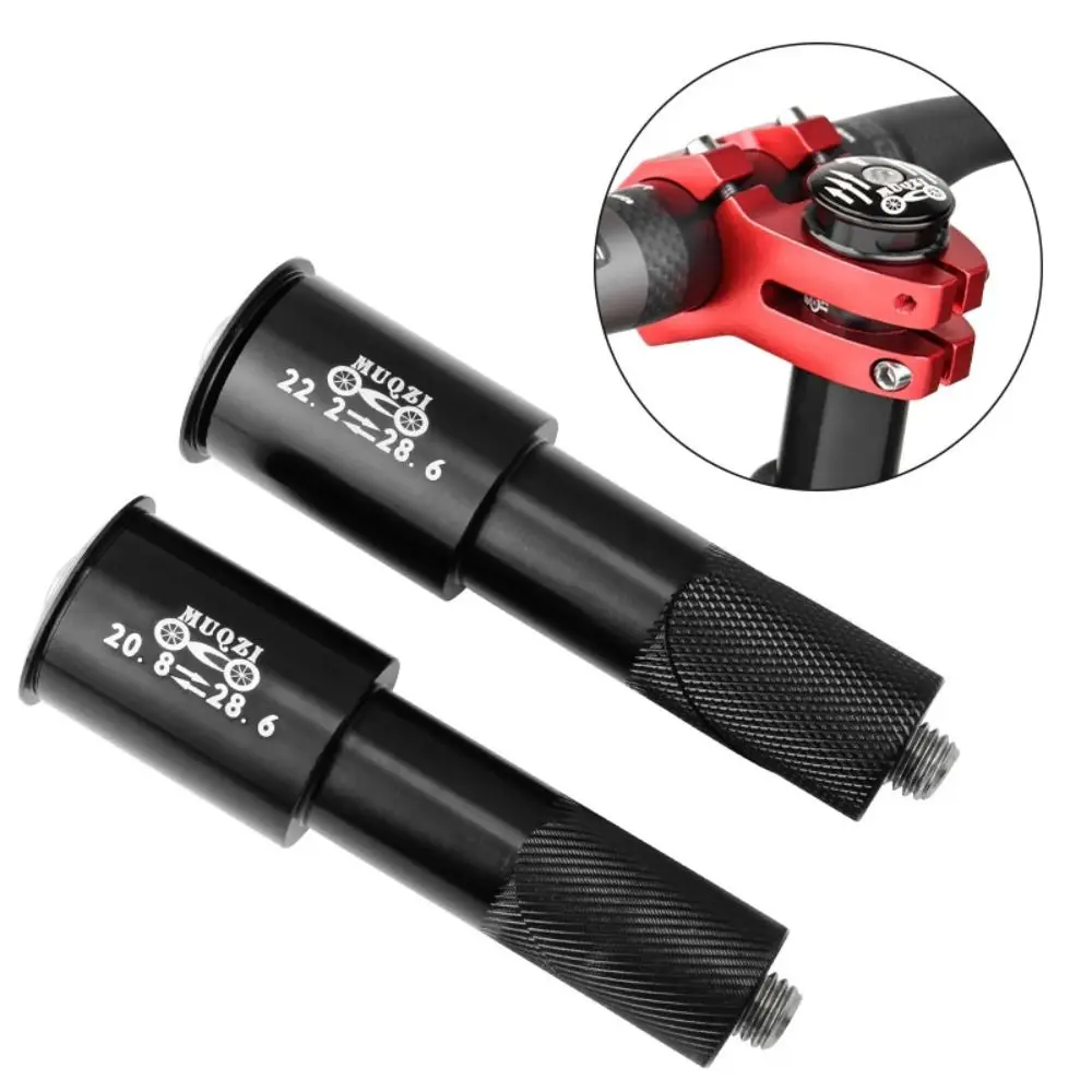 

20.8/22.2mm To 28.6mm Fork Stem Extender Aluminum Alloy Anti-slip Bicycle Handlebar Stem Adapter Adjust Extension