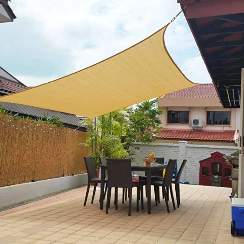 2026 Sunshade sail outdoor sunshade net triangular four-corner sunshade sail sunshade net breathable