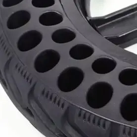 10x2.0 Tire For Electric Wheelchair Front Wheel 10 Inch Scooter Assembly With For Honeycomb Rubber Anti-Slip For Tread High Load