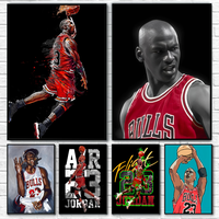 M-Michael J-Jordan Poster Poster Paper Print Home Living Room Bedroom Entrance Bar Cafe Art Painting Decoration