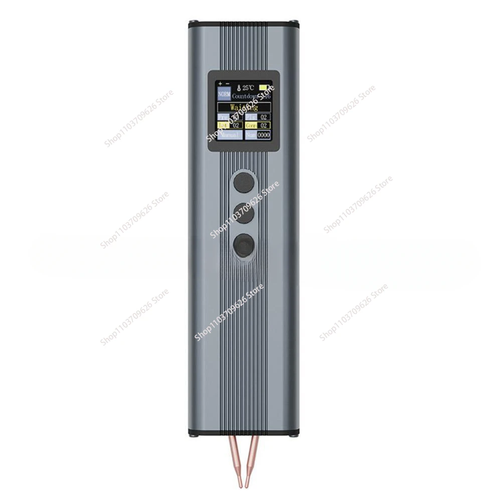 PSW01 Portable Digital Display Spot Welder 11 Gears Adjustable with Dual Pulse for 18650 Battery Nickel Strip Welding