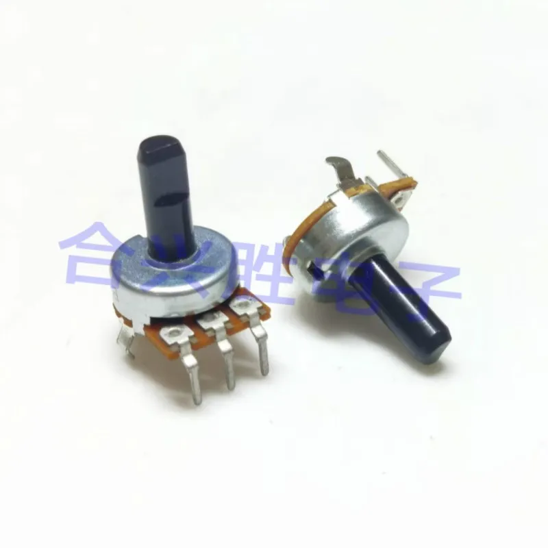 2PCS Single B10K 3Pin With Midpoint 161 Type Power Amplifier Speaker Subwoofer High And Low Balance Potentiometer