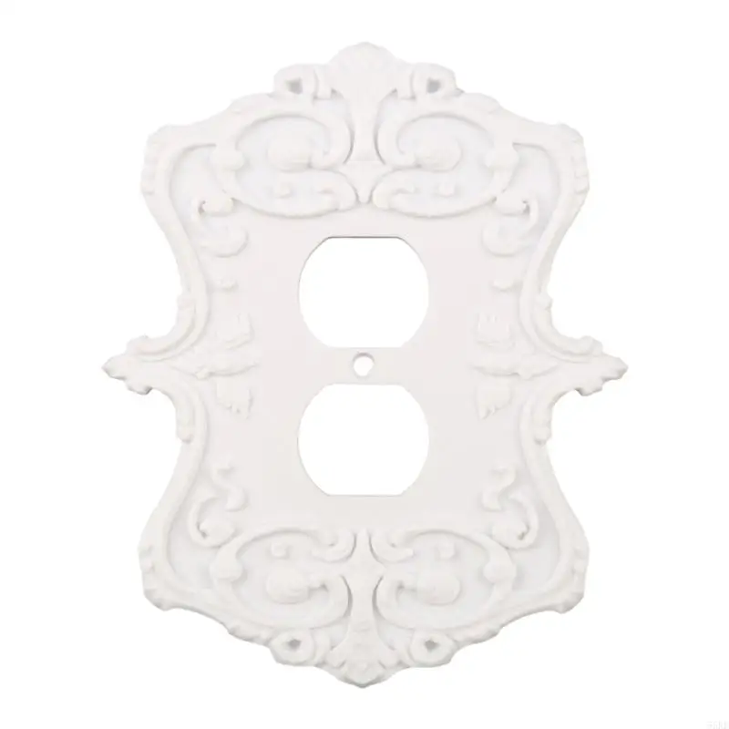 Ornate Outlet Plate Frame for a Balanced Interior Wall Accent 55KF