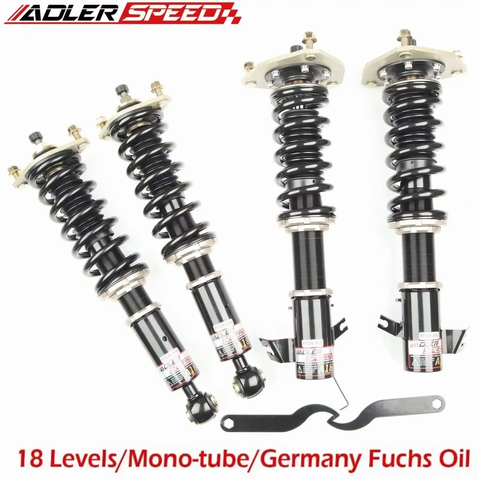 ADLERSPEED 18 Way Adj.Height Coilovers Kit For Mitsubishi Mirage 1997-01 (CJ4A)
