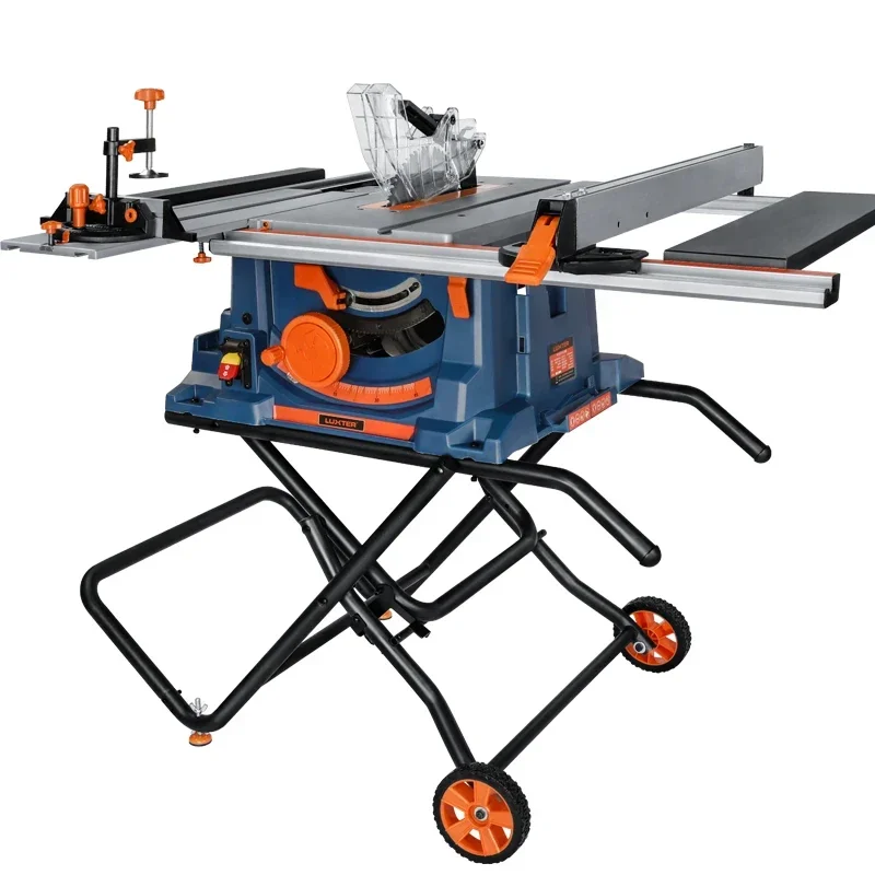 for LUXTER 255mm 2000W Folding Table Saw For Wood Working Cutting Wood/Aluminum/PVC Plastic