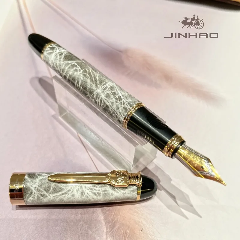 Jinhao Keramik Professioneller Kalligrafie-Füllfederhalter Golden Shield Clip Serie 450 156 1000 1200 8802 Optionen Verfügbar – Detail 5