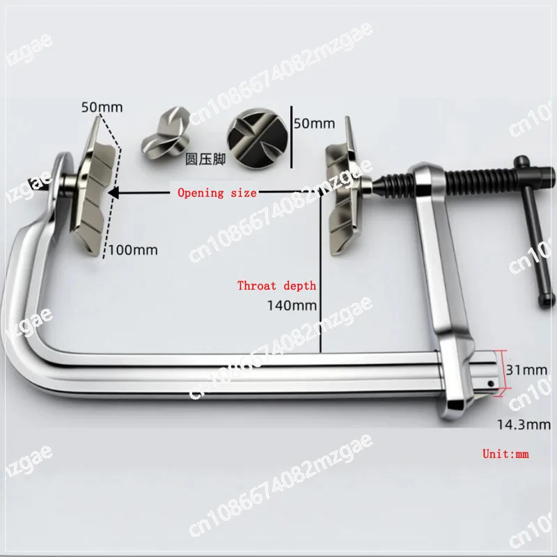 Heavy-duty Pipe Welding Pliers Multipurpose Cylinder Fixing Tool with Quick-change Feet