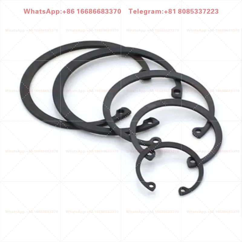 GB893 Hole Retaining Ring Inner Spring Retaining Ring Tooth Profile Industrial Fastener
