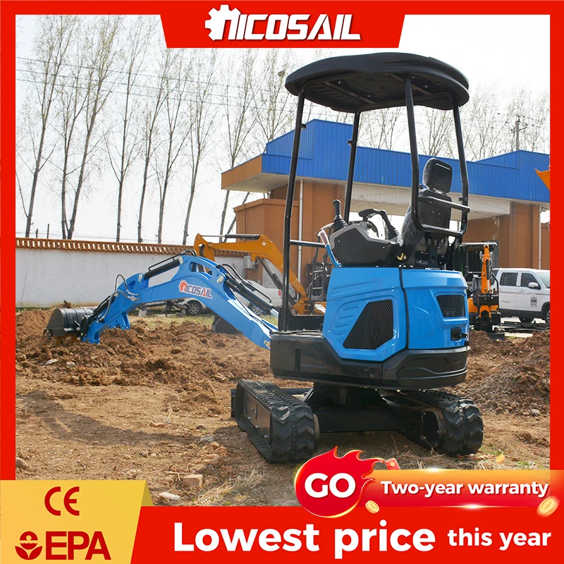 

Custom Euro V/EPA Mini Excavator LAIDONG Engine Easy Transport Narrow Space Operation