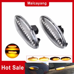 에너지 절약 동적 LED 회전 신호 램프 사이드 마커 조명 Toyota Yaris RAV4 2006 2007 2008 2009 Auris Corolla 10 최고의 판매용 운모 라이트 Toyota Yaris -№6