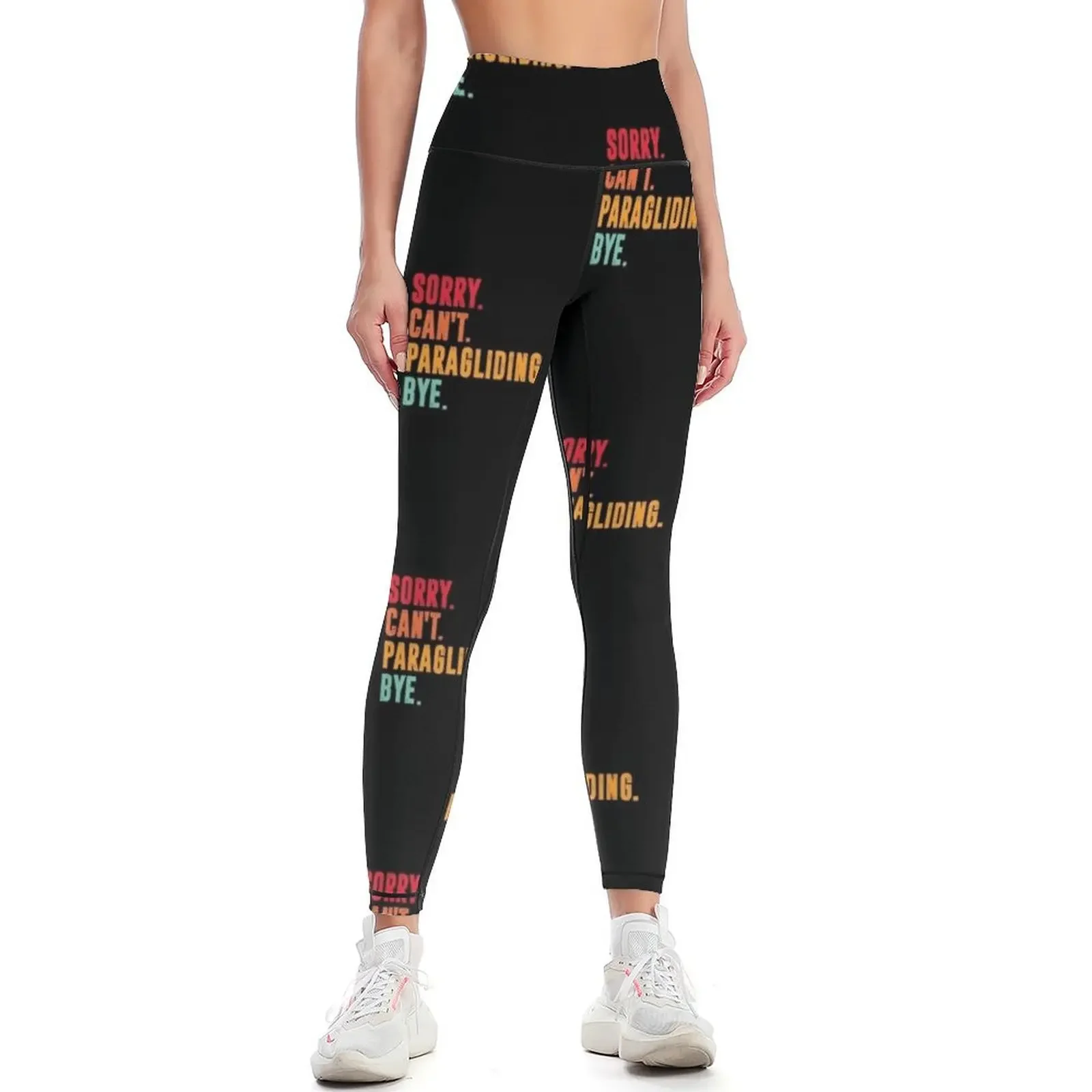 

Sorry Cant paragliding Bye - funny paragliding lover Leggings fitness set gym for fitness Jogger pants Womens Leggings