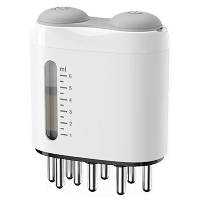 

[NEW!ABMK】 Electric Scalp Applicator Header Applicator Medication Comb Essential Oil Roller Massage Comb