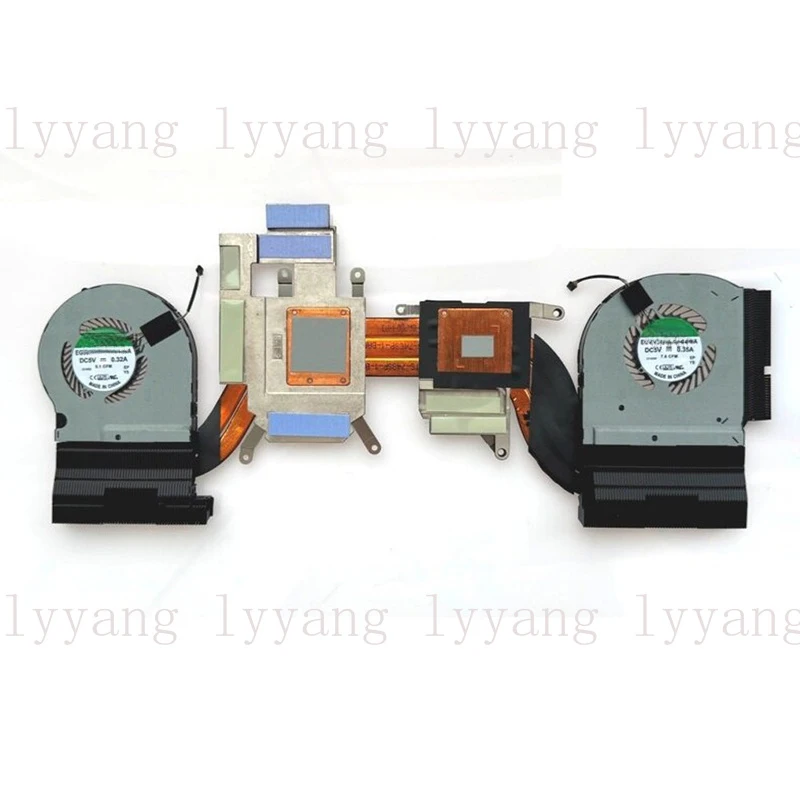 f  For Dell Alienware 13 R3 CPU GPU Cooling Fan Heatsink 0MTCH7