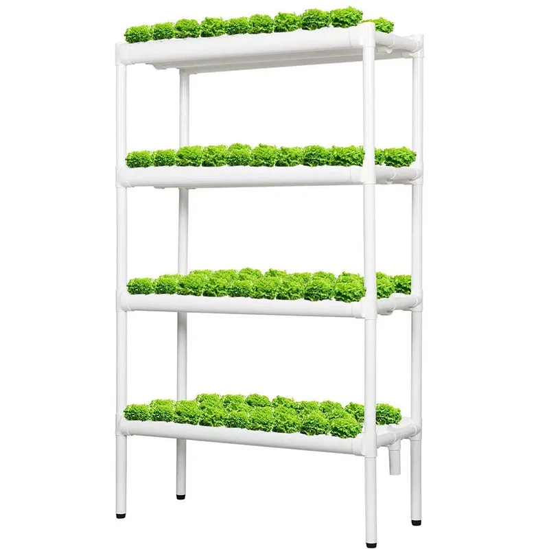 Soilless cultivation equipment Home balcony Pipeline automatic hydroponic vegetable planting rack Hydroponic multi-layer vegetab