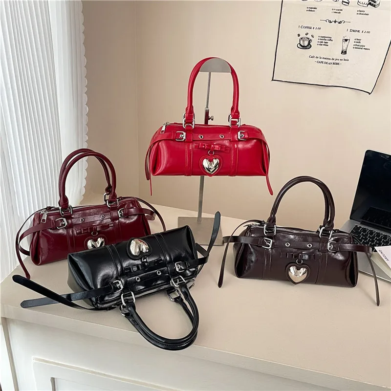 

Осенне-зимняя нишевая сумка в стиле ретро, женская новая яркая корейская версия, женская сумка, сумка через плечо, подмышки, сумка-подушка