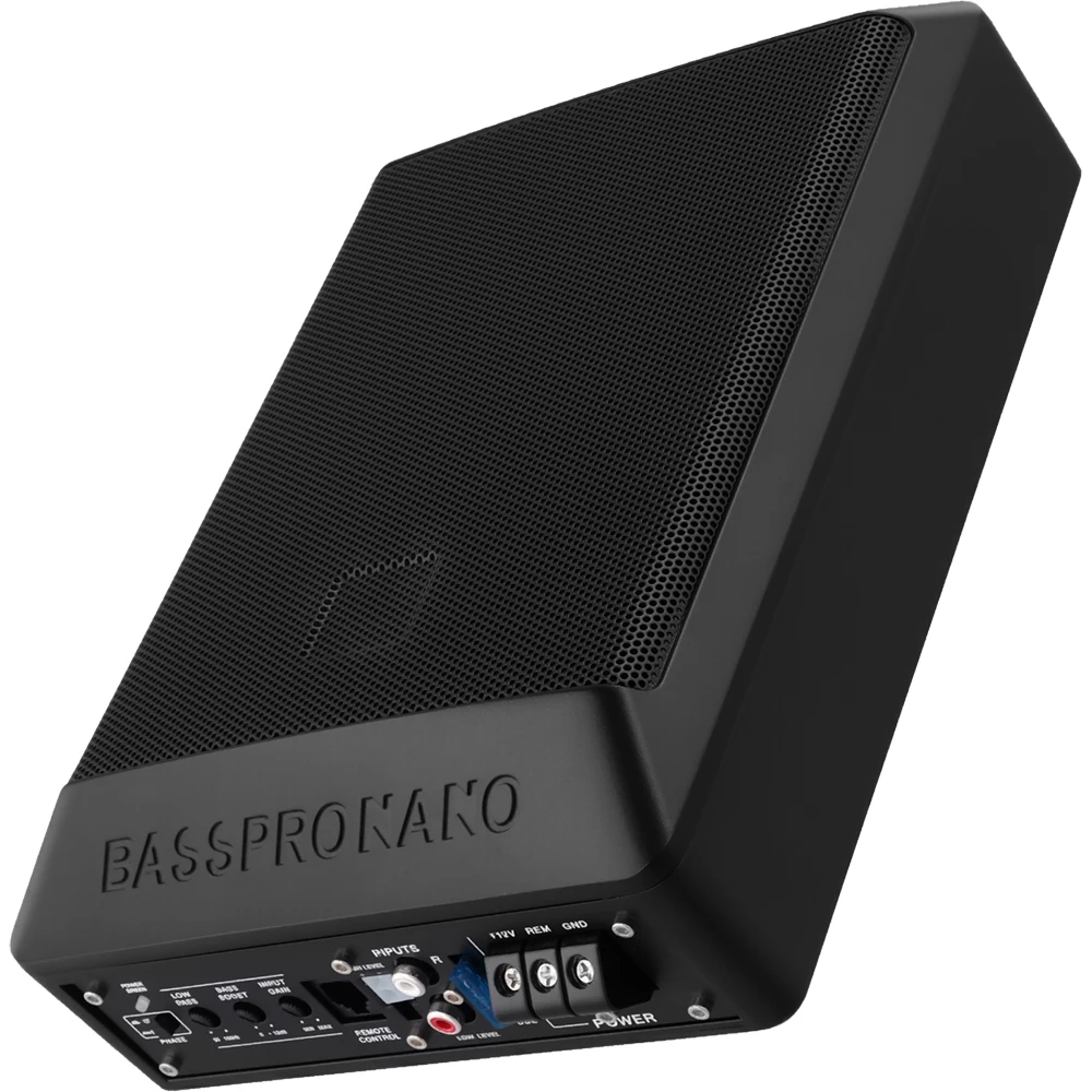 Podofo 600W Slim Subwoofer Pod Siedzenie z Zesilaczem do Samochodu, Ciężarówki, Zestaw Głośników Audio do Auta, System Dźwiękowy z Mocnym Basem, Zamknięty Wzmacniacz Basowy do SUV-ów, Ciężarówek, — 2