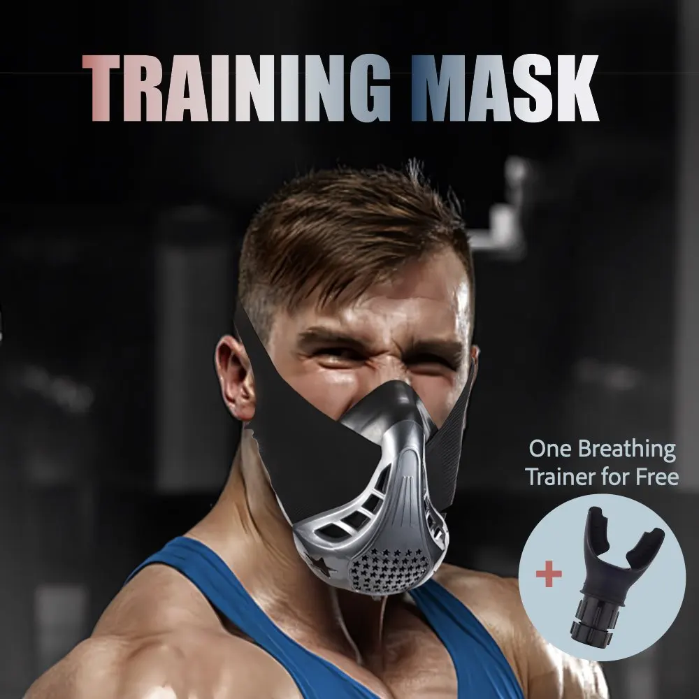 1pc Training Mask, Adjustable Resistance Levels, Simulate High Altitudes for Cardio Workouts, Lung Trainer, Washable