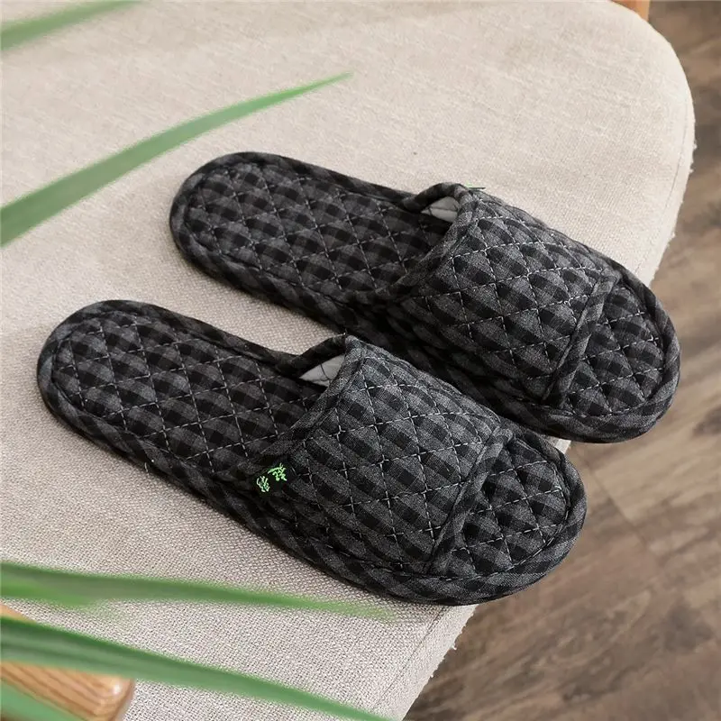 New Cotton Sole Slippers, Silent Floor, Indoor Soft Sole, Machine Washable in Spring, Autumn, Summer, and All Seasons At Home