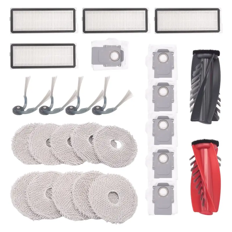 

A65Z For Roborock Qrevo Curv Replacement Accessories Hepa Filter Mop Cloth Dust Bag Main Side Brush