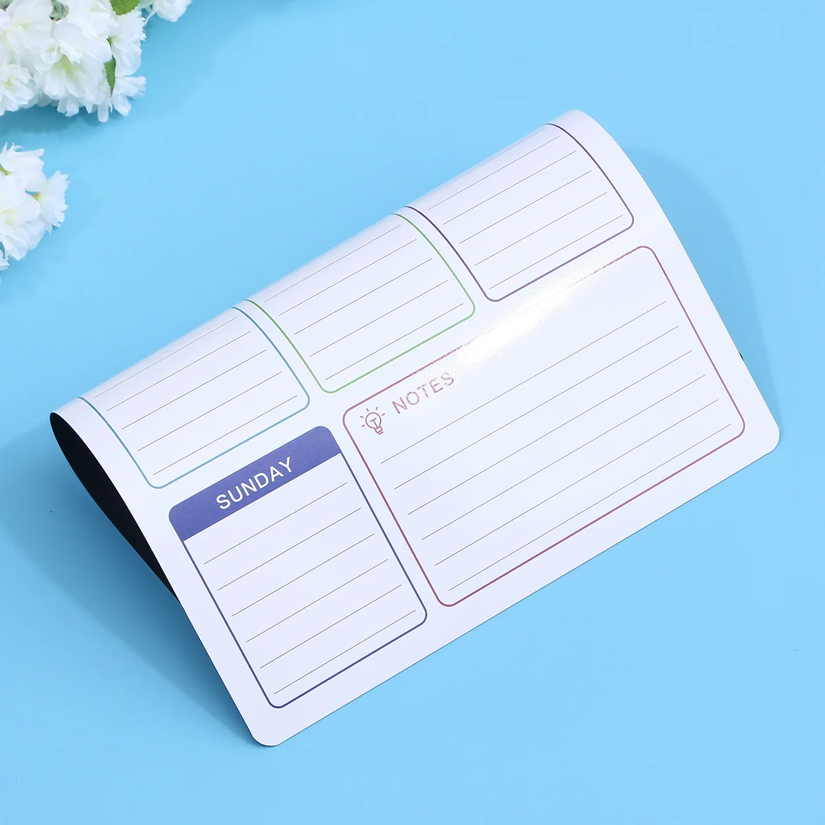 

Magnetic Calendar Stickers Erasable Weekly Planner Fridge Measage Board Refrigerator Schedule