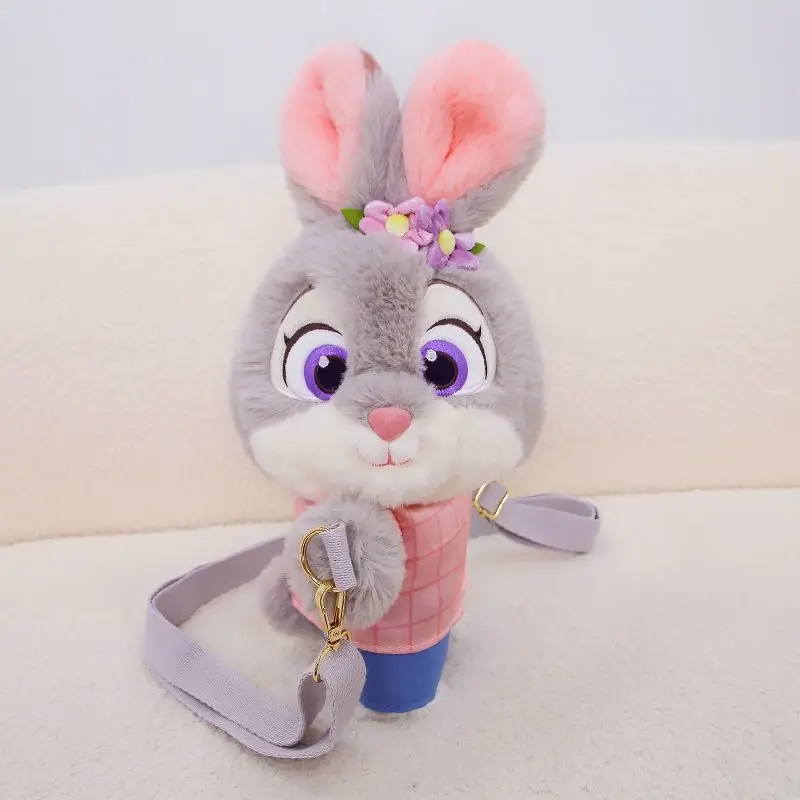 Disney véritable sac à dos Zootopia Judy Nick peluche mignon dessin animé grand Volume mode poupée sac à dos Parent enfant cadeau Couple cadeaux