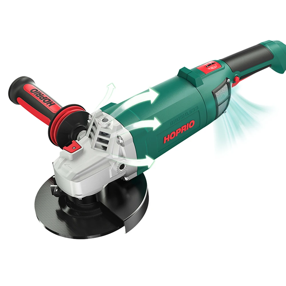 

110V/220V Electric 150mm Brushless Angle Grinder 2000W Power Tool for Stone Cutting & Polishing