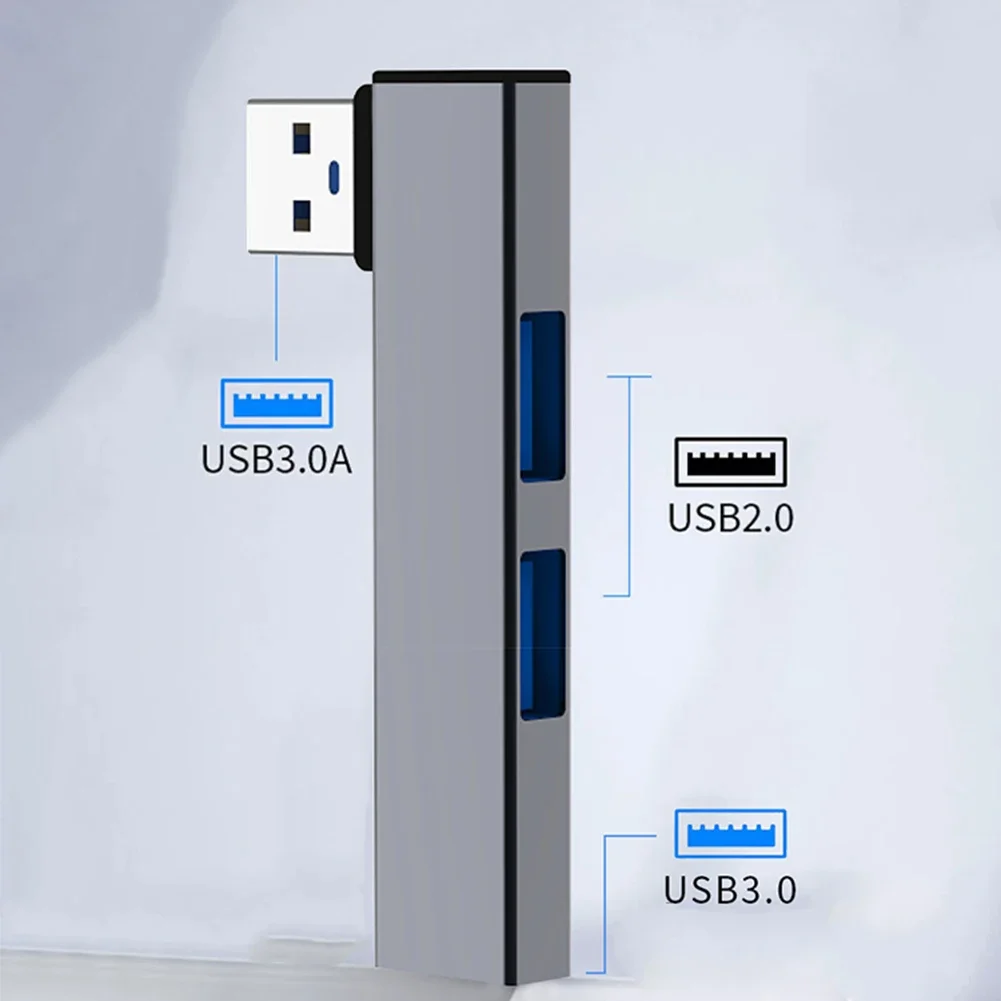 3 in 1 USB/Typ C Hub otg USB 3.0/Typ C 3,0 bis 3 USB Splitter Hub Geschwindigkeit 5,0 Gbit/s 3 Port für PC Laptop Notebook Zubehör