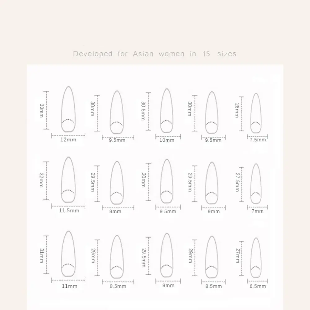 24pcs Manicure Long Almond Stiletto False Nails French Green Wavy Press on Nails Cool Rose Detachable French Nail Tips Women