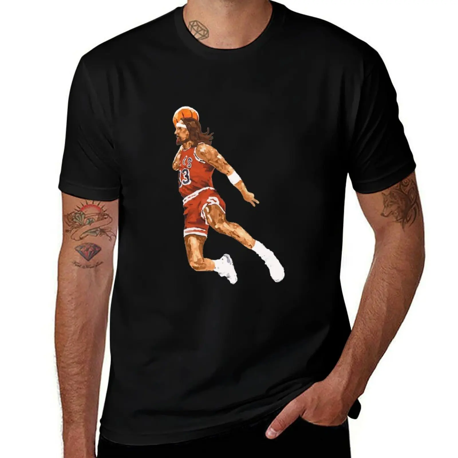 Air Jesus Basket Dunk T-Shirt Daily Wear Print T-Shirt