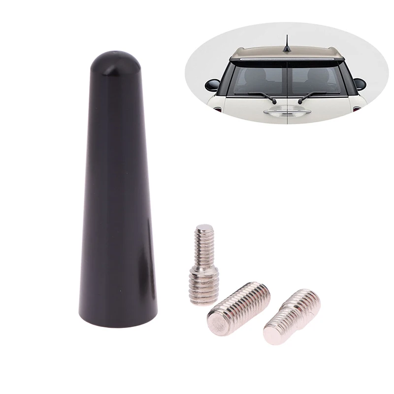 5CM Length Mini Car Roof Antenna With Screws Strong Radio Car Roof Fixer Universal Car Radio Aerial Accessories