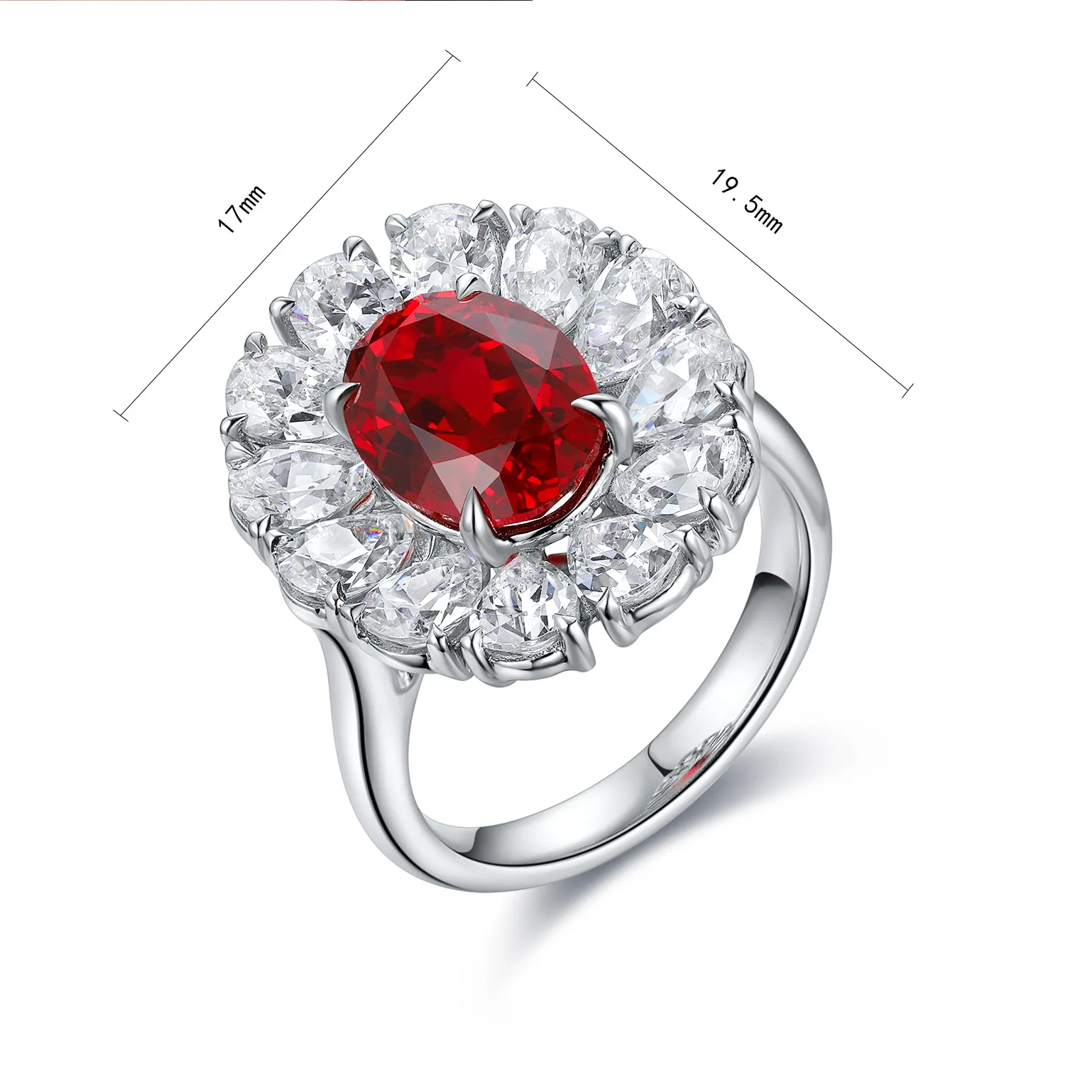 MuShan Designer Jewelry 925 Sterling Silver Ring Lab Grown Sapphire Princess Elegant Ring for Women 18K Gold Plated Estate Rings