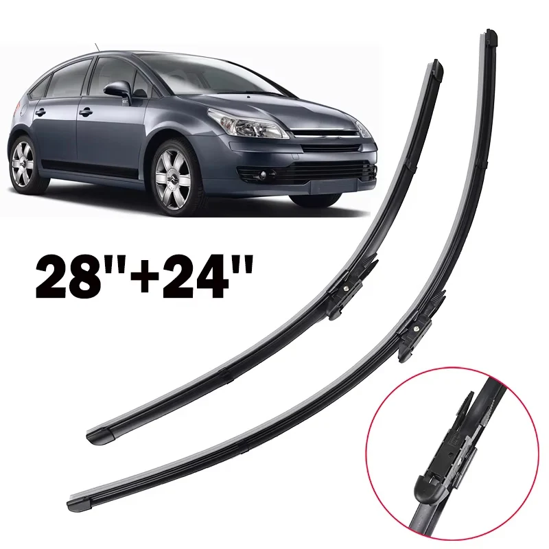 

Windshield Windscreen Wiper Blades For Citroen C4 2004-2010 Front Window Wiper Blade 2005 2006 2007 2008 2009