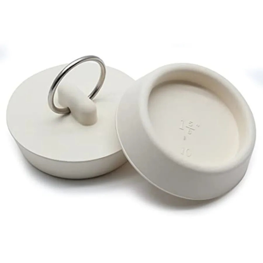 

Pcs Rubber Drain Spper Fits, Bathtub Dra Plug with Hangg Rg, Bathtub Spper Plug for Kitchen and Bathroom, White