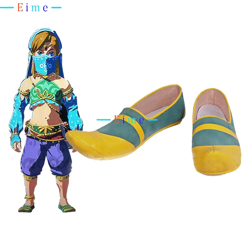 

Женская обувь для косплея, игровые аксессуары, реквизит для косплея, карнавальные ботинки на Хэллоуин, обувь из искусственной кожи на заказ