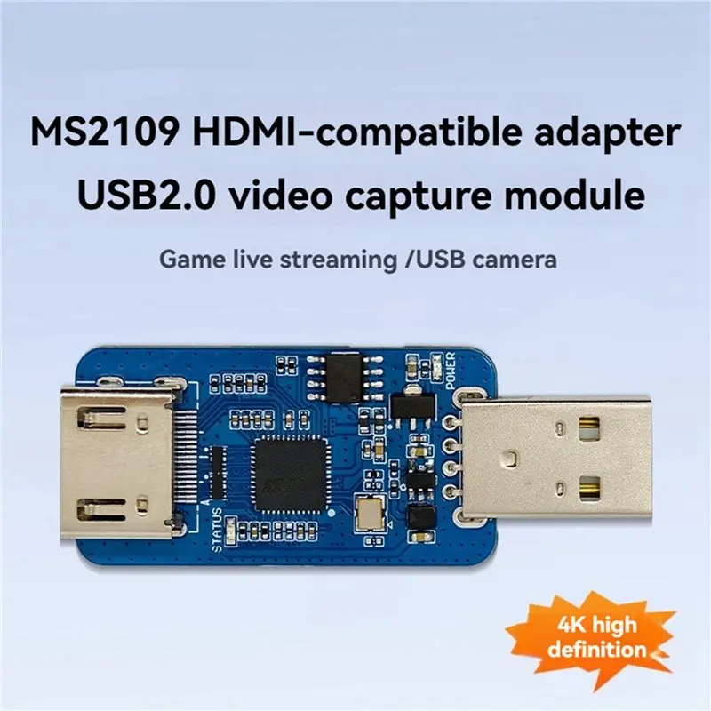 ABGN 2X MS2109 HDMI-Compatible To USB2.0 HD Video Capture Card 4K@30Hz For PC Laptop HDTV USB2.0