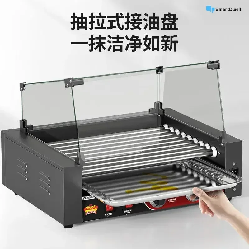 

Commercial small Taiwanese hot dog machine - Fully automatic sausage machine. Household desktop. Ham sausage machine.