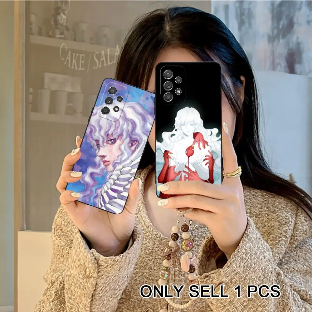 Anime Griffith Phone Case for Samsung Galaxy A56 55 54 53 52 51 36 35 34 23 16 15 5G Soft TPU Shockproof Cover view 5