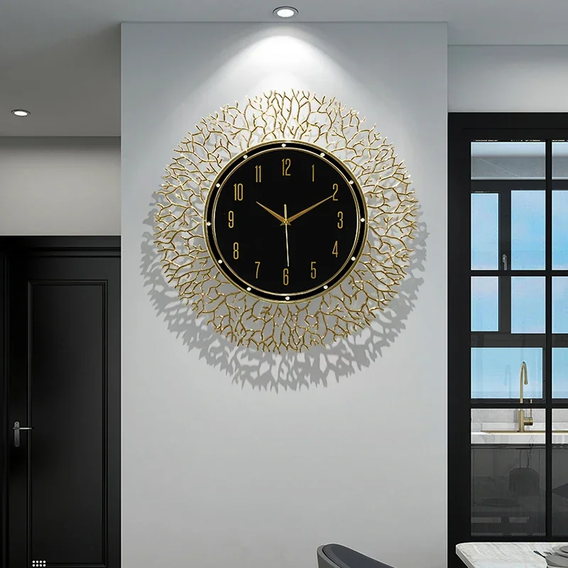 Minimalist Design Wall Clocks Living Room Cute Art Mural Luxury Large Wall Watch Modern Design Silent Horloge Murale Home Decor
