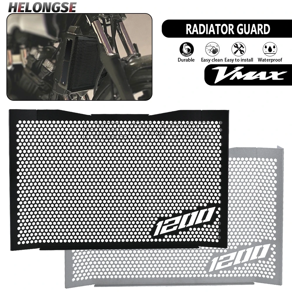 

Motorcycle For YAMAHA VMAX/V MAX 1200 1985- 2001 2002 2003 2004 2005 2006 2007 VMAX1200 Radiator Grille Guard Cover Protector
