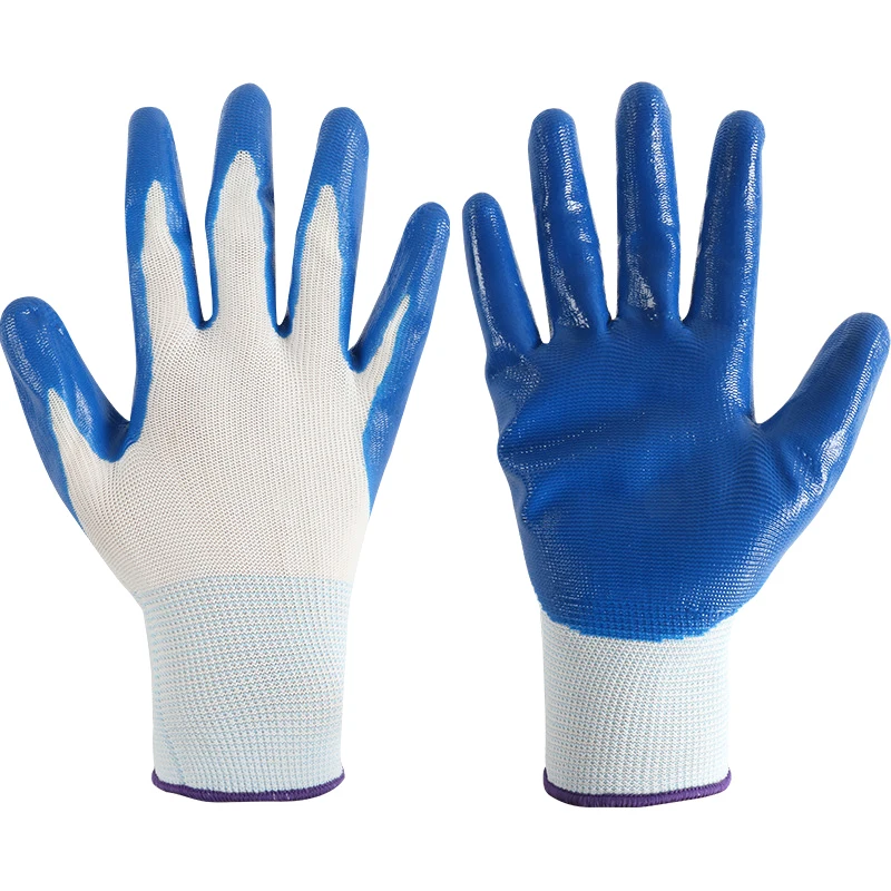 

1 Pair Rubber Dip Glue Rubber Skin Work Gloves Thin Latex Non-slip Wear-resistant Thickened Thin Gloves Labor Protection Gloves