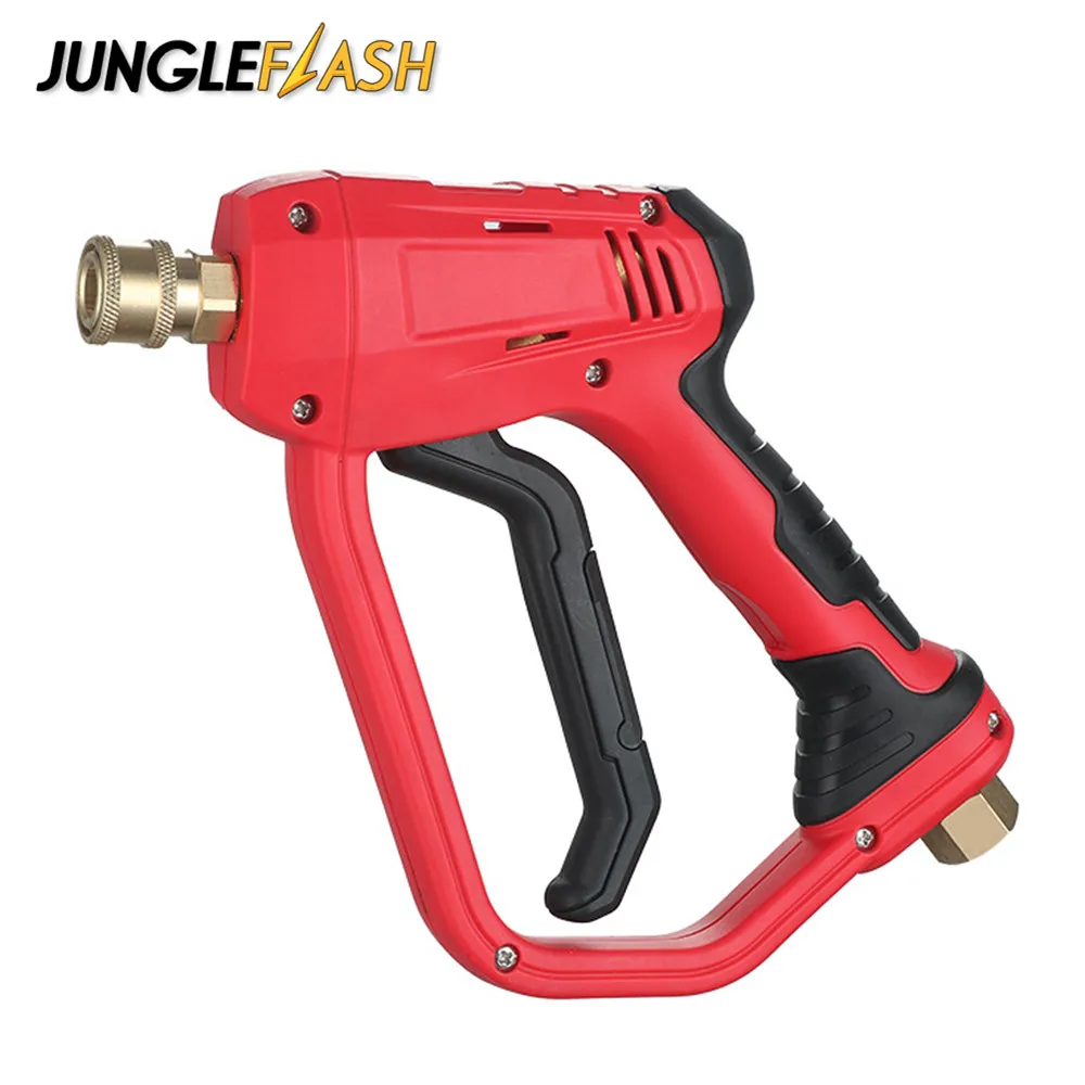 JUNGLEFLASH 10M High Pressure Washer Hose Water Gun Washer Nozzles for Karcher Car Cleaning Quick Connector