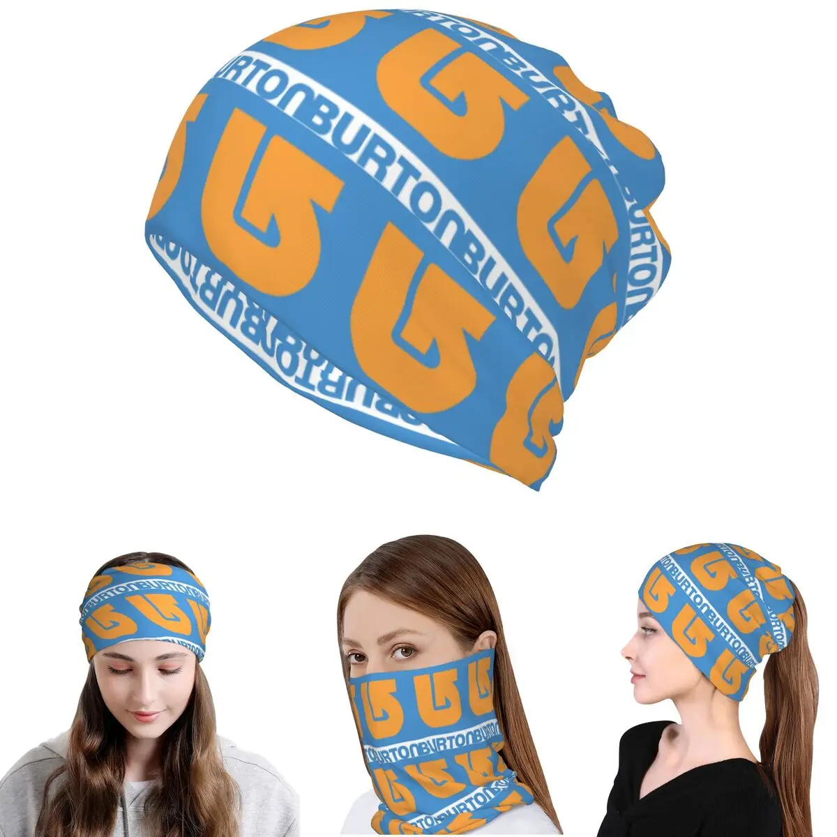 Burton Snowboard Sportive Bandana Halstuch, Wickelschal, warme Kopfbedeckung, Mütze, Unisex, für Erwachsene, waschbar