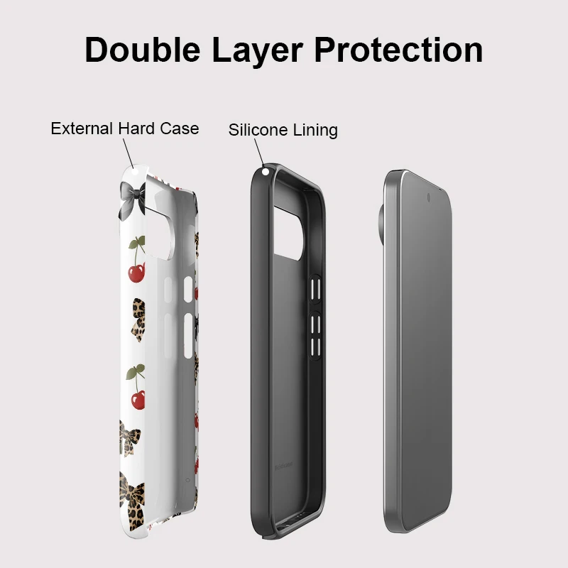 Fcicicase Bow Knots Cherry Pho - Matte Pc Case ulasan dan harga