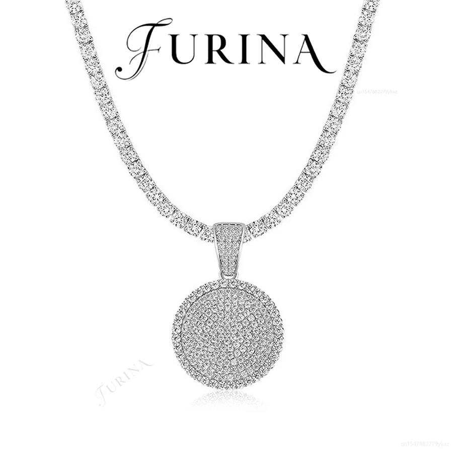 

Ожерелье Furina с покрытием из 18-каратного диска, простой роскошный стиль, элитные банкетные аксессуары, подарок на день Святого Валентина для подруги и мамы