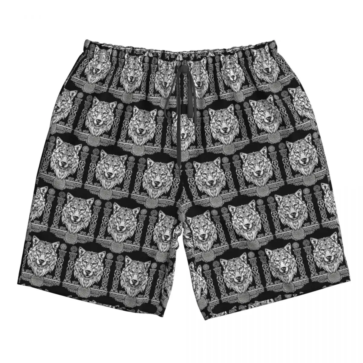 Celana Pendek Pantai Norse Nordic Viking Celtic Trunks Celana Pria Musim Panas Berenang Cepat Kering Kasual