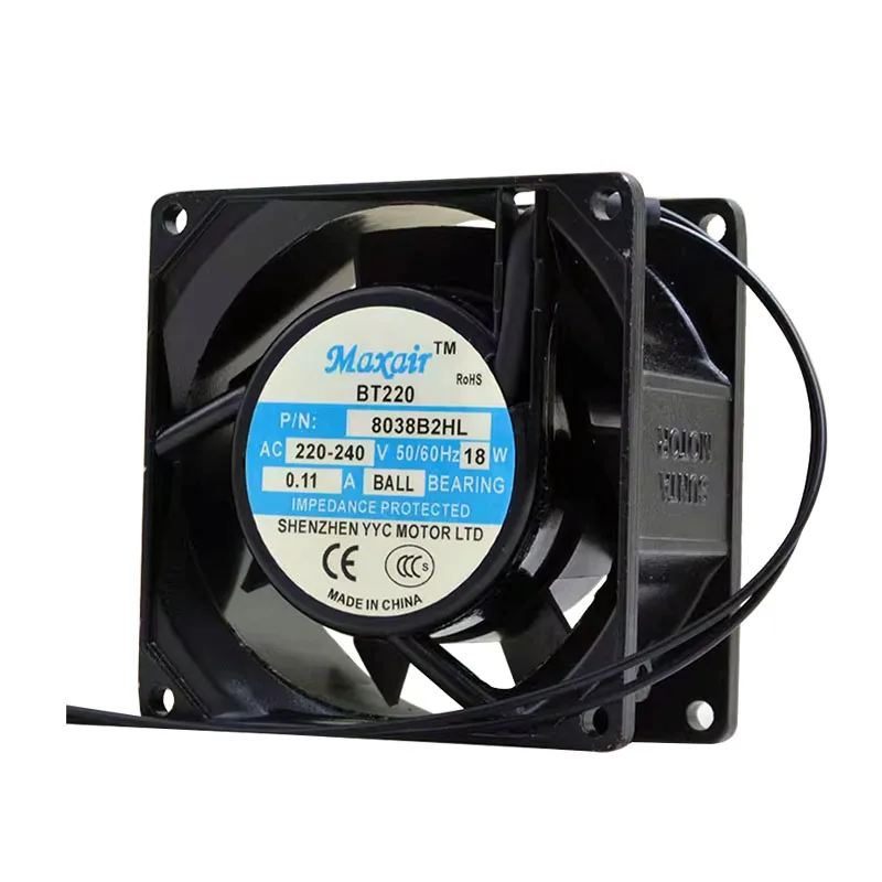 

НОВЫЙ ОРИГИНАЛЬНЫЙ BT220 8038B2HL AC 220 В 0,11 А 8038 80*80*38 мм 8 см ОХЛАЖДАЮЩИЙ ВЕНТИЛЯТОР