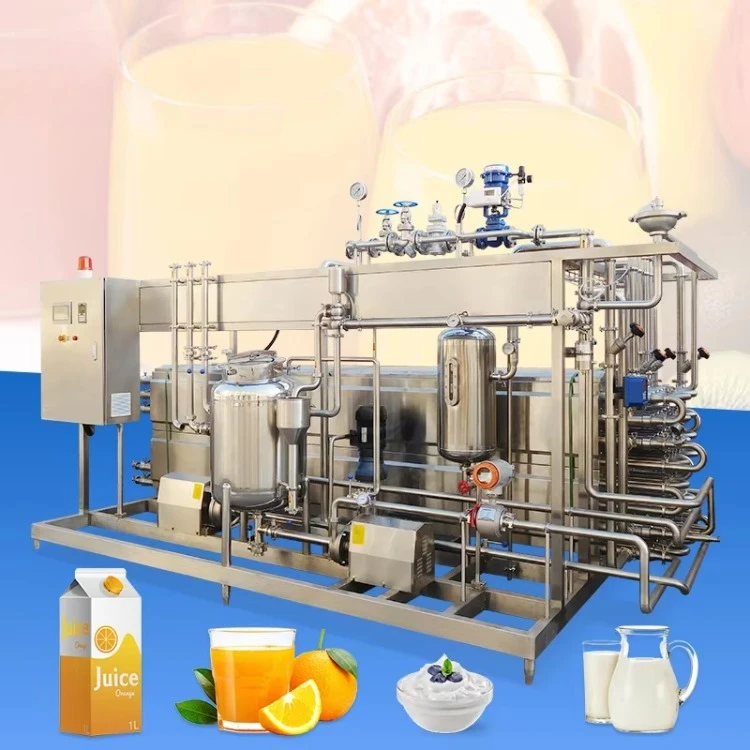 Tomato Sauce Flash Dairy Pasteurizer Line Machine Tubular Uht Sterilizer Equipment Price