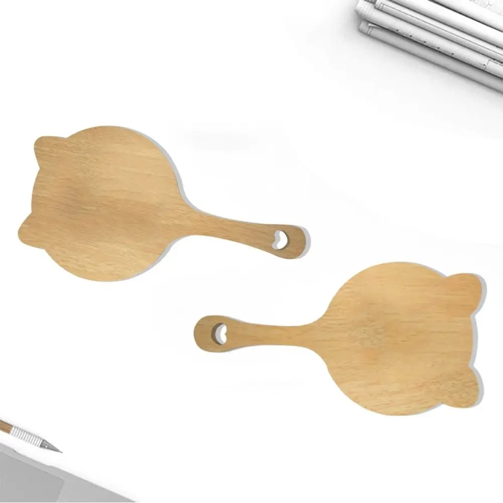 Specchio per trucco creativo con manico Specchio portatile monofacciale quadrato/rotondo con specchio cosmetico con foro per appendere