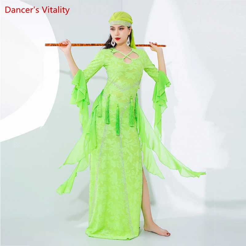 Belly Dance Performance Costume Robe for Women Baladi Saidi Belly Dancing Competition Dress Girl Oriental Clothing Dance Outfit