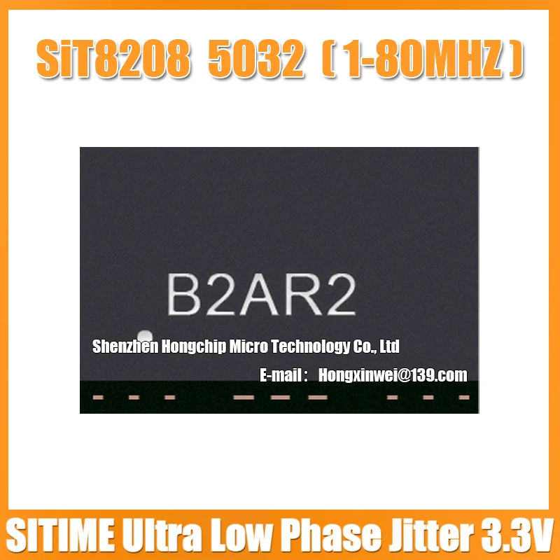 (5PCS) SIT8208AI 80M 80MHZ 80.000MHZ 5032 Active Silicone Oscillator Low Jitter 3.3V 10PPM LVCMOS SITIME 5.0X3.2X0.75MM